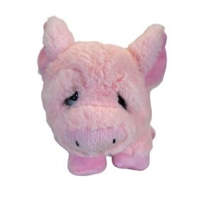 Ganz Pig 9" Plush Pink Heart Tuggers Stuffed Animal Toy